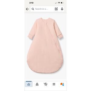 X Sofia Grainge Unisex Babies' Cotton Long Sleeve Sleep Sack, Pink 6-12 Months